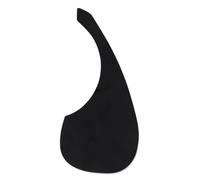 Beginner Acoustic Guitar Pickguards 12Pcs Long Water Drop Acoustic Guitar Pickguard Pick Guard DIY Celluloid Pick Guard For Folk Guitars(Black 12pcs)