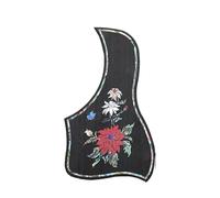 Beginner Acoustic Guitar Pickguards 1PC Folk Acoustic Guitar Pickguard Top Pick Guard Sticker For Acoustic Guitar Accessories Rose Wood(G053311)