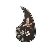Beginner Acoustic Guitar Pickguards 1PC Folk Acoustic Guitar Pickguard Top Pick Guard Sticker For Acoustic Guitar Accessories Rose Wood(G05335)