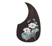 Beginner Acoustic Guitar Pickguards 1PC Folk Acoustic Guitar Pickguard Top Pick Guard Sticker For Acoustic Guitar Accessories Rose Wood(G0548)
