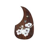 Beginner Acoustic Guitar Pickguards 1PC Folk Acoustic Guitar Pickguard Top Pick Guard Sticker For Acoustic Guitar Accessories Rose Wood(G05331)