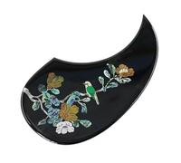 Beginner Acoustic Guitar Pickguards 41 Inch 40 Inch Acoustic Guitar Pickguard Shell Inlay Pickguard Thickened Color Shell Pickguard Rose(Type 2)