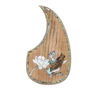 Beginner Acoustic Guitar Pickguards Acoustic Guitar Pickguard Maple Inlaid With Shell Pattern Decorated Pick Guard For Guitar Accessories