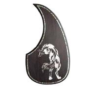 Beginner Acoustic Guitar Pickguards Acoustic Guitar Pickguard Mother Of Pearl Inlay Craft Wooden Guitar Pickguard Rosewood Material Accessories(Style 3)