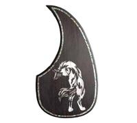 Beginner Acoustic Guitar Pickguards Acoustic Guitar Pickguard Mother Of Pearl Inlay Craft Wooden Guitar Pickguard Accessories(Style 3)
