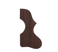 Beginner Acoustic Guitar Pickguards Acoustic Left Handed Guitar Pickguard For Backhand Guitar Accessories Rose Wood Pick Guard Sticker(B)