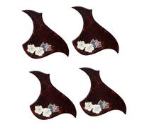 Beginner Acoustic Guitar Pickguards Guitar Elastic Pickguard Celluloid Shell Material Acoustic Guitar Pickguard Is Durable