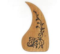 Beginner Acoustic Guitar Pickguards Music Lover Professional Folk Guitar Solid Wood Pickguard Acoustic Guitar Pickguard(Type 6)