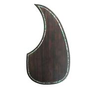 Beginner Acoustic Guitar Pickguards Soild Rosewood Pickguard With Inlay For Acoustic Classical Folk Guitar