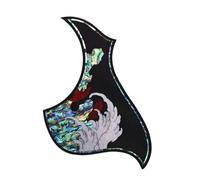 Beginner Acoustic Guitar Pickguards Wood Guitar Pickguard Mother Of Pearl Inlay Craft Rosewood Acoustic Guitar Pickguard Durable