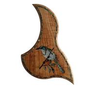 Beginner Acoustic Guitar Pickguards Wooden Guitar Pickguard Mother Of Pearl Inlay Craft Guitar Accessories Easy To Install