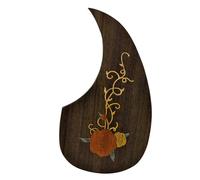Beginner Acoustic Guitar Pickguards Wooden Guitar Rosewood Solid Wood Carved Pickguard Acoustic Guitar Pickguard(K)