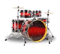 Beginner Adult Percussion Drum Kit - Complete Set for Learning & Practice Ideal for Music Enthusiasts & New Drummers