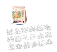 Beginner Artist Watercolor Doodling Book Includes Paint Brush Twin Coil Binding Outdoor Sketching Doodling Book