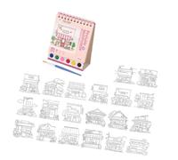Beginner Artist Watercolor Doodling Book Includes Paint Brush Twin Coil Binding Outdoor Sketching Doodling Book