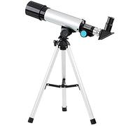Beginner Astronomy Telescope,50mm Aperture 400mm AZ Mount Astronomical Refracting Telescope,with Tripod & Finder Scope,