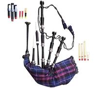 Beginner Bagpipe Rosewood with Silver Mounts Free Bagpipe Carrying Bag (Pride of Scotland)