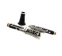 Beginner Bakelite Clarinet Imitation Wood Bb Key Matte 17 Keys Nickel Plated Keys Beginners Clarinet