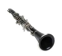 Beginner Bakelite Clarinet Imitation Wood Bb Matt 17 Nickel Plated Keys Professional Clarinet