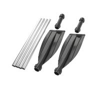 Beginner Boating Paddle Pack for Kayaks Canoes, Aluminum Alloy Shaft, Lightweight Inflatable Boat Oar Aiding Lake Days, River Journeys Kayak Oar Canoe Aluminum Paddle Leisure Paddling Calm Water Lake