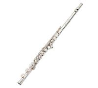 Beginner C Flute 16-hole Flute Silver-plated C Key Beginner Adult Professional Examination Performance Band Instrument(A)