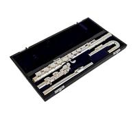 Beginner C Flute Alto Flute G Tune 16 Closed Hole Keys Sliver Plated Professional Musical Instrument With Case Beginners Adults