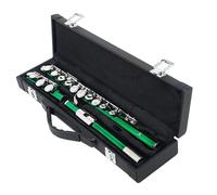 Beginner C Flute Flute 16Hole C Tone Add The E Key Closed Musical Instrument With Case Cupronickel Flute Adult Professional Performance