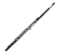 Beginner C Flute Flute Black Instrument 17 Key Closed Open Dual-purpose Black Beginner Performance Flute
