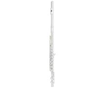 Beginner C Flute Flute Instrument C Key 16 Key Closed Hole Curved E Key Beginner Flute Professional Performance(A)