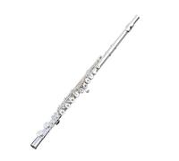 Beginner C Flute Flute Silver Plated 17 Keys Flute Open Hole Flute Musical Instrument Suitable For Beginners And Professional Players