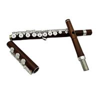 Beginner C Flute Mahogany Flute Instrument Professional Adult Universal Grade Examination Performance 17 Hole Opening B Tail C Key