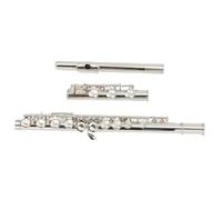 Beginner C Flute Performance Type 17 Closed Hole C Flute E Key Split Nickel-plated C Flute Instrument