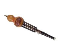 Beginner C-key/b-flat Cucurbit Flute Ethnic Musical Instrument Hand-carved Cucurbit Flute With Storage Box Professional Hulusi (Color : B-flat)