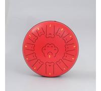 Beginner Chakra Drum Easy to Carry and Long Service Life Rain Drum Thickened Drum Body, Stable Sound Quality Steel Tongue Drum(13 tone-A,Red)