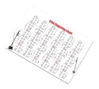Beginner Chinese Two-Stringed Fiddle Stickers Fingering Charts Quick Mastery Adhesive Positioning Guide For Music Erhu Fingering Chart Stickers For Beginners