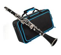 Beginner Clarinet B-Flat Clarinet Black Ebonite Clarinet Nickel-plated Keys Portable Clarinet Instruments