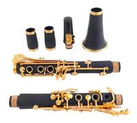 Beginner Clarinet Bb Clarinet 17 Keys ABS Resin Body Professional Performance Musical Instruments(E111)