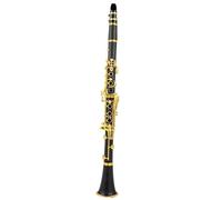 Beginner Clarinet Bb Clarinet Lacquer Gold 17 Keys Black Clarinete ABS Resin Clarinete