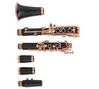 Beginner Clarinet Bb Clarinet Lacquer Rose Gold 17 Keys Black Clarinete Adult Clarinet Instruments