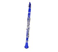 Beginner Clarinet Blue Clarinet 17 Keys Bb B Flat Tone Professional Woodwind Instrument Bakelite Clarinet With Box