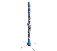 Beginner Clarinet Colored Clarinet Blue Black Tube Blue Green Purple Yellow Clarinet B Flat Key(Blue A)