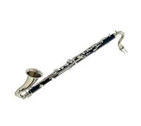 Beginner Clarinet Hard Rubber Low E Bass Clarinet Nickel Plated Durable Clarinet Instrument Portable