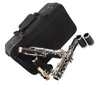 Beginner Clarinet Professional Bb 17-Key Clarinet ABS Clarinet Cupronickel Plated Nickel Kit Standard Clarinet Instrument