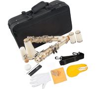 Beginner Clarinet Professional Bb Clarinet Cupronickel Plated Nickel 17-Key Kit Portable Clarinet Standard