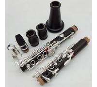 Beginner Clarinet Professional Bb Clarinet Silver Plating 17 Key Musical Instruments Durable Clarinet For Adults With Rich Tone