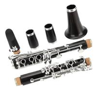 Beginner Clarinet Professional Clarinet 17/18 Key Bb Silver Plated Durable And Portable Clarinet Instrument For Beginners With Rich Tone(18 Keys)