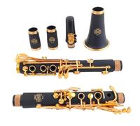 Beginner Clarinet Professional MORESKY Bb Tone Clarinet 17 Key ABS Body Material(E111)