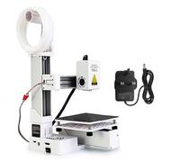 Beginner, Compact, Metal Nozzle 3D Printer, Suitable for Education, Fast Heating, Efficient Control with Memory Card, USB Cable, ABS Material for 7, 8, 10, OS X (UK Plug)