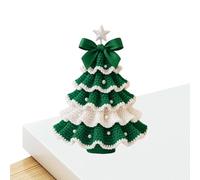 Beginner Crochet Kit for Adults - 12 Inch Christmas Tree Yarn Kit, Complete Starter Pack, DIY Crochet Set, Craft Hobby Supplies | Impa
