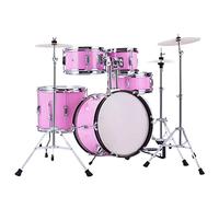 Beginner Drum Set - Complete Percussion Kit with Sticks & Throne for Learning & Practice